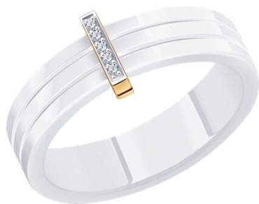 LUXOR JEWELRY LUXOR 6015120_16.5_0.23 размер 16.5 вес 0.23 г золото, бриллиант
