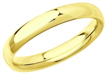 Diamant RIN-DI-585-442597-195 размер 19.5 вес 1.83 г золото, без вставок
