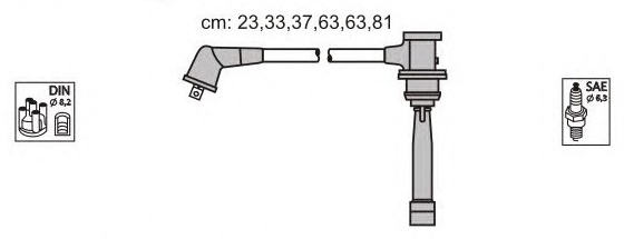 Свечные провода Slon SLN033