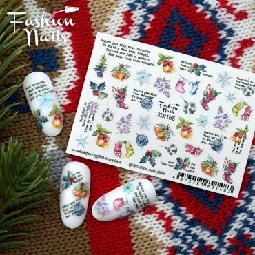Fashion Nails слайдеры 3D/165 1 шт