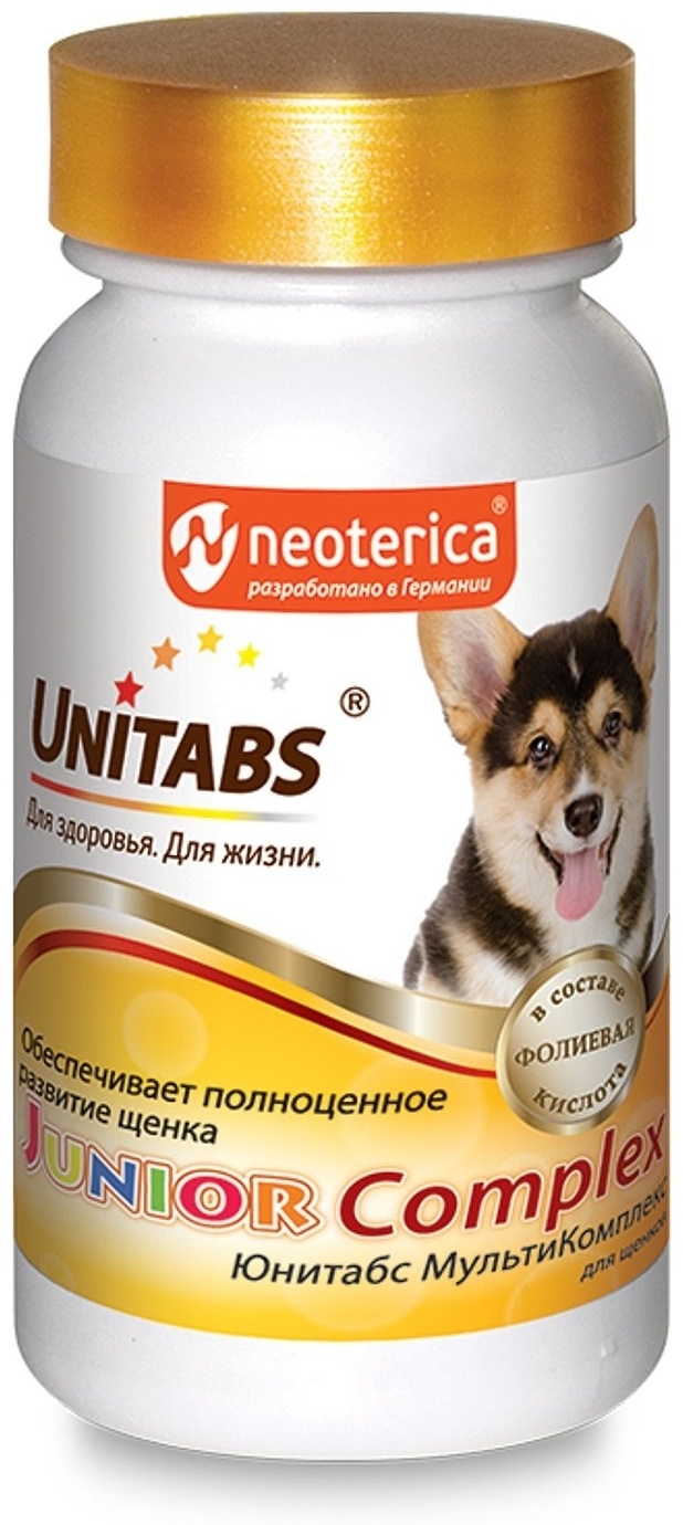 Купить Unitabs JuniorComplex c B9 U207 для щенков 100 таблеток в Алматы ...