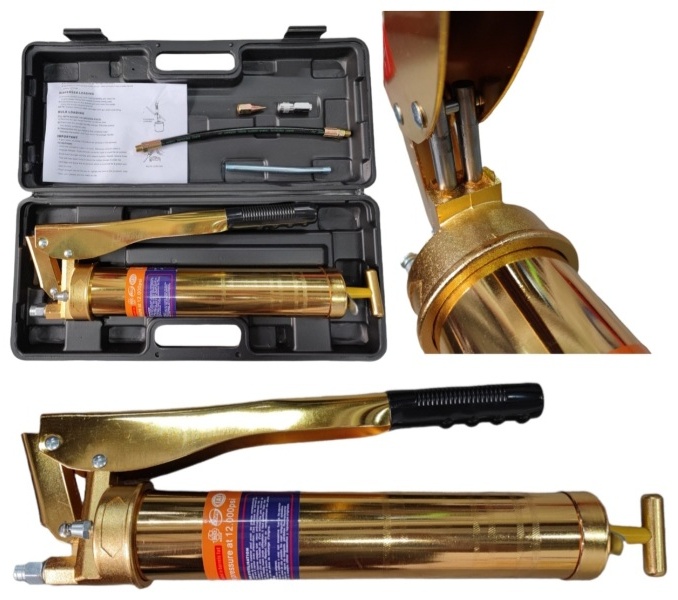Плунжерный шприц GREASE GUN рычажно-плунжерный 453223806 50 куб. см 12000 атм