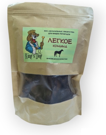Kings Dog кусочки Kings Dog Лакомство легкое конское 90 г 1 шт