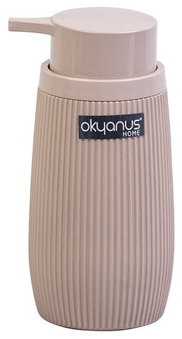 Диспенсер для жидкого мыла Okyanus Home OKY-480 бежевый