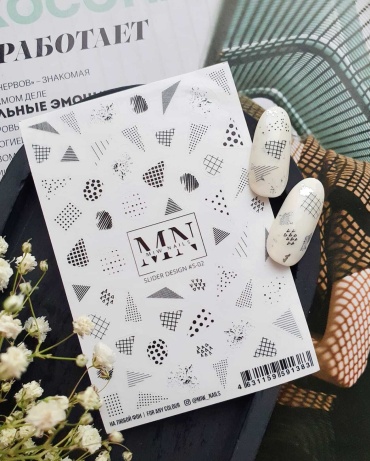 Miw Nails наклейки S-02 1 шт