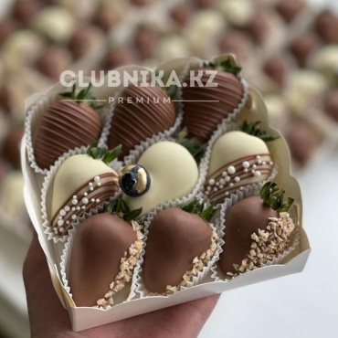 CLUBNIKA.KZ клубника в шоколаде Premium S