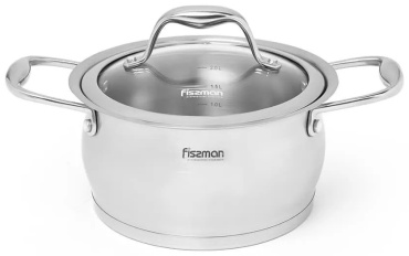 Кастрюля 2.7 л, Fissman Miranda 5152 сталь