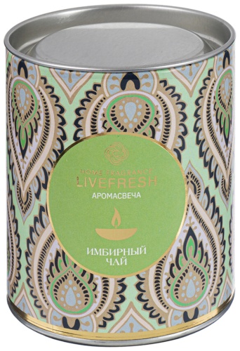 Ароматическая свеча LIVEFRESH 9, 1 шт