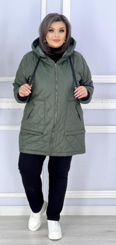Демисезонная куртка Kanykei Fashion хаки