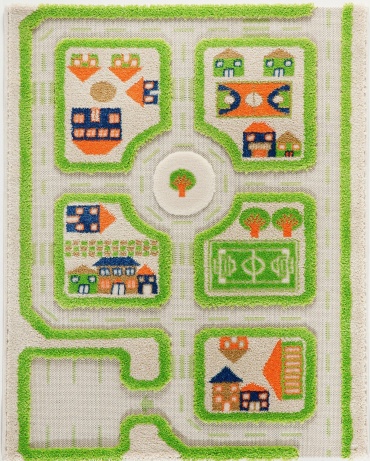 Ковер IVI 80x100 см, короткий ворс, Турция