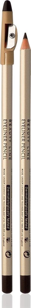 Eveline Cosmetics Карандаш с точилкой Eveline д/макияжа глаз - brown серии eyeliner pencil контурный карандаш коричневый brown