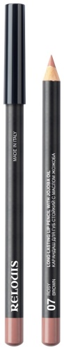 RELOUIS Long-lasting Lip Pencil карандаш 07 Rosy brown
