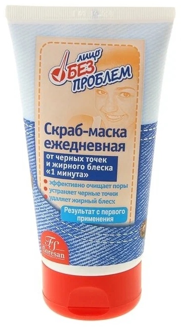 Floresan скраб Лицо Без Проблем от черных точек 150 мл