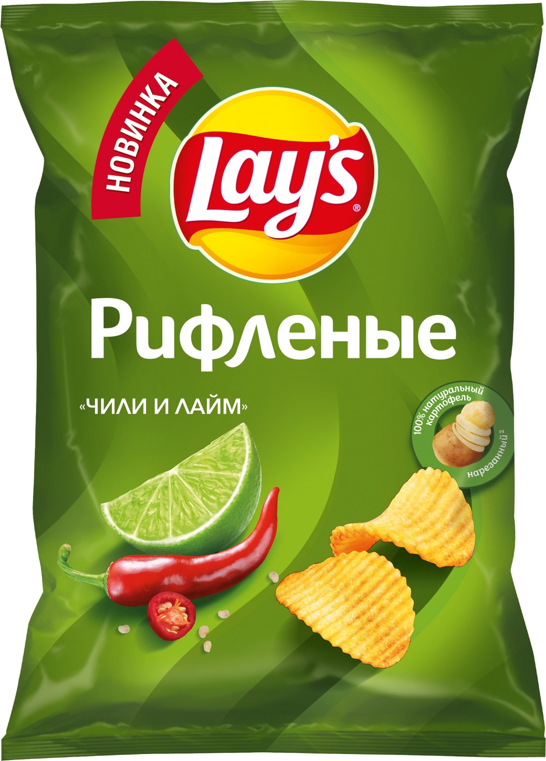 Купить Чипсы Lay’s картофельные чили, лайм 125 г в Алматы – Магазин на ...
