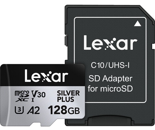 Карта памяти Lexar Professional Silver Plus UHS-I V30 LMSSIPL128G-BNANU 128 Гб