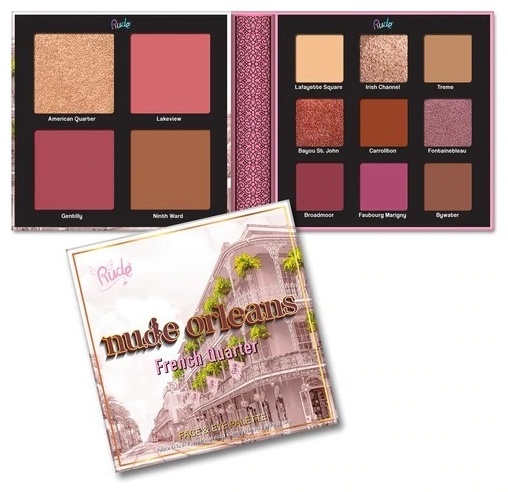 Купить RUDE тени прессованные Face and Eye Palette Nude Orleans в ...