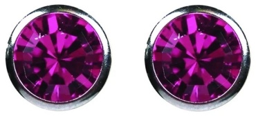 Серьги STUDEX хирургическая сталь, кристаллы Swarovski