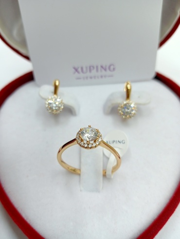 Xuping Jewelry медицинское золото, иолит