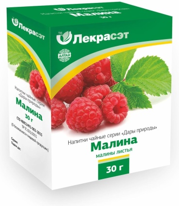 Лекра-Сэт фито-чай Малина листья 30 г