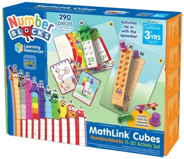 Счет Learning Resources Набор активностей "Numberblock от 11до 20" с математическими кубиками