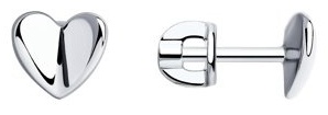Серьги SOKOLOV 94024459 вес 1.57 г серебро, без вставок