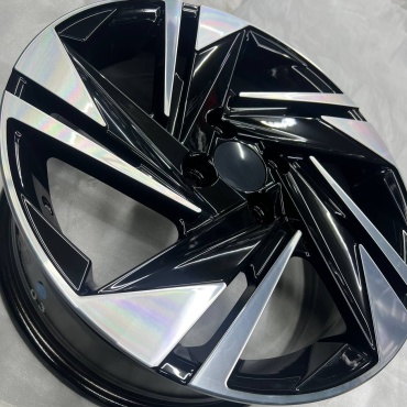 DIVAD PX01 6.5x16/4x100 D54.1 ET45 4 диска черный, серебристый