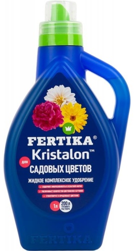 FERTIKA жидкость Кристалон для садовых цветов 1 л кг