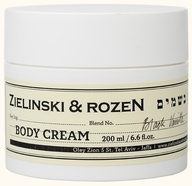 Zielinski & Rozen Black Vanilla крем для тела 200 мл