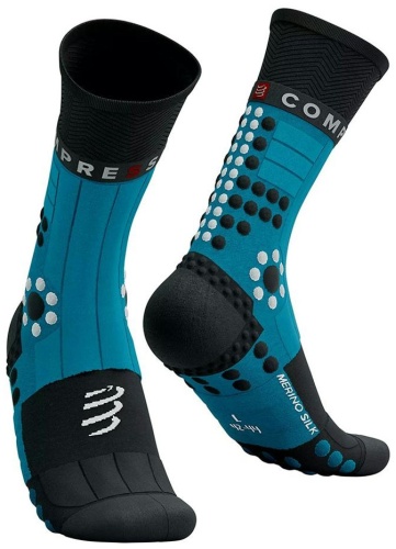 Носки Compressport 1 пара черный, синий T2 (39-41)