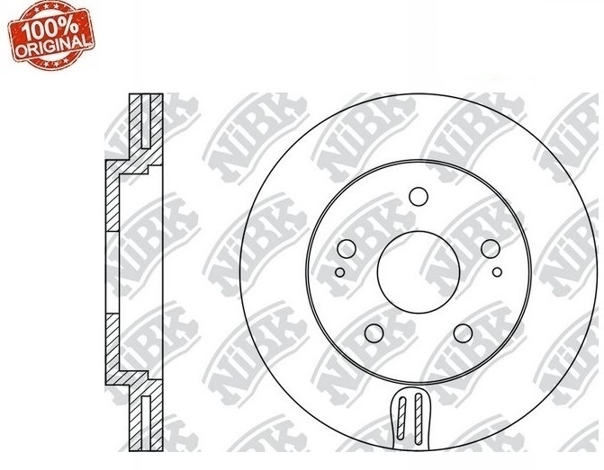 Диски NIBK передние E-RN1348-M
