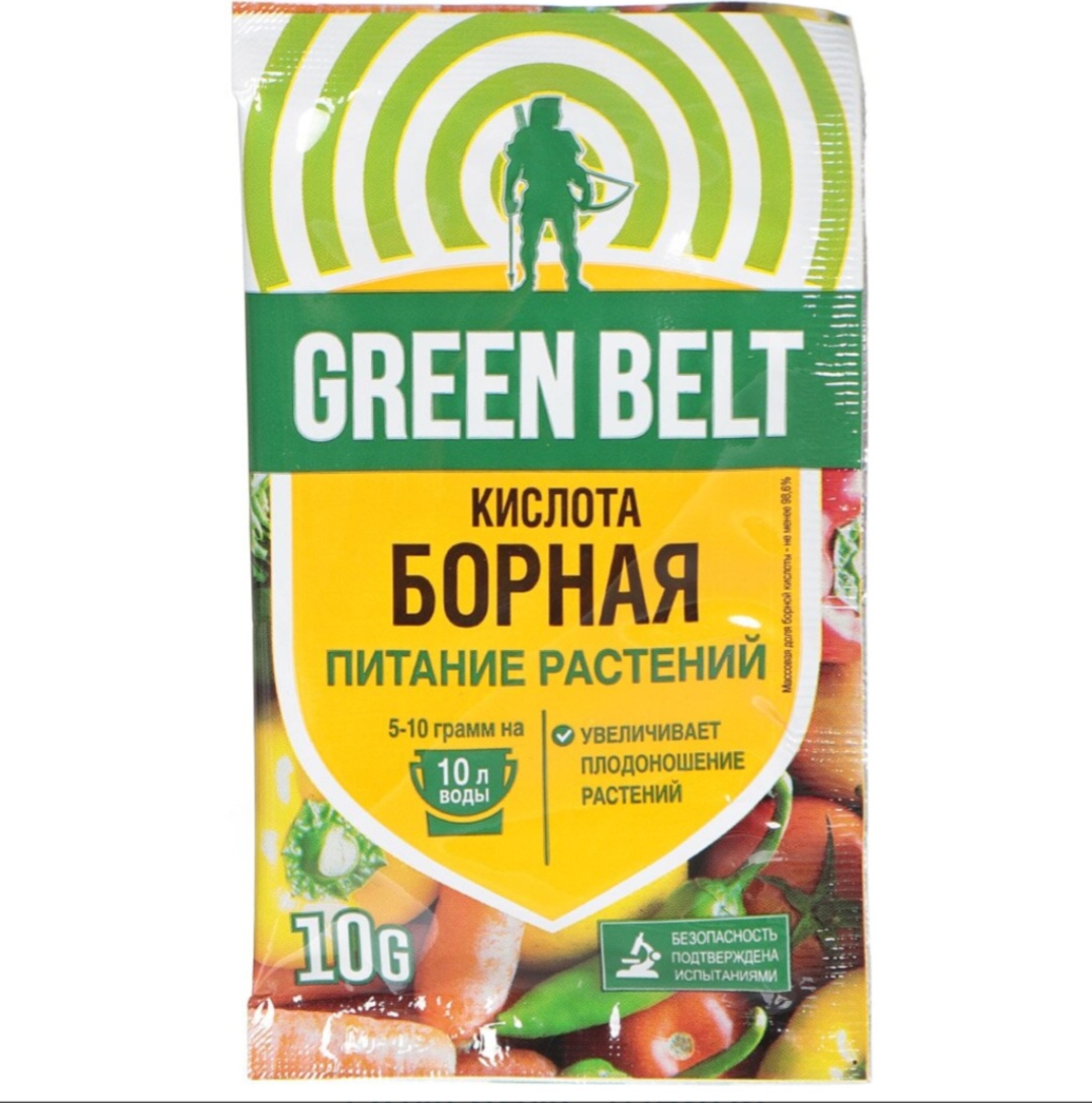Удобрение Green Belt порошок Кислота борная 1 л 1 кг