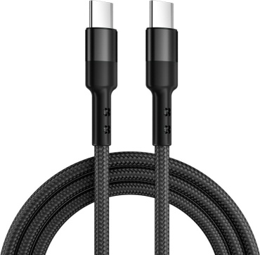 Кабель USB TypeC (M), 1 м, черный