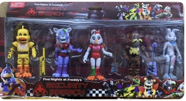 Фигурка Five Nights at Freddys Аниматроники Пять ночей Фредди фнаф 14 см 5 шт