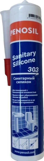 Герметик Penosil Sanitary Silicone 303, цвет прозрачный 280 мл