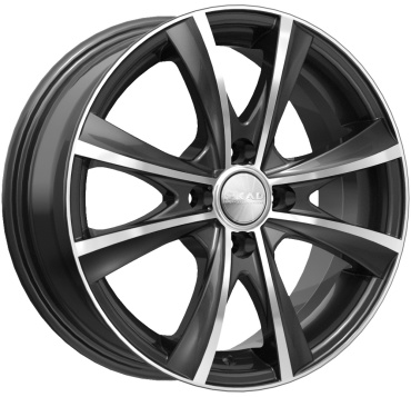 SKAD Мальта 6x15/4x100 D67.1 ET45 4 диска черный, серебристый