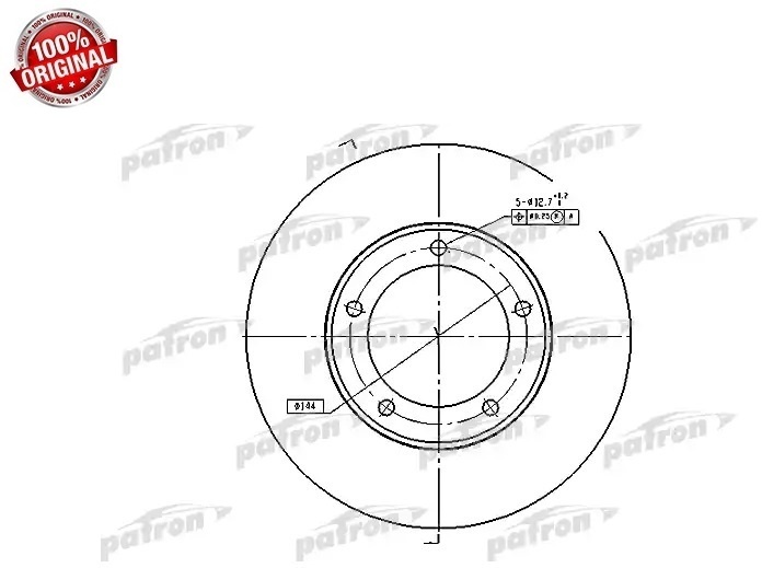 Диски PATRON передние PBD4506