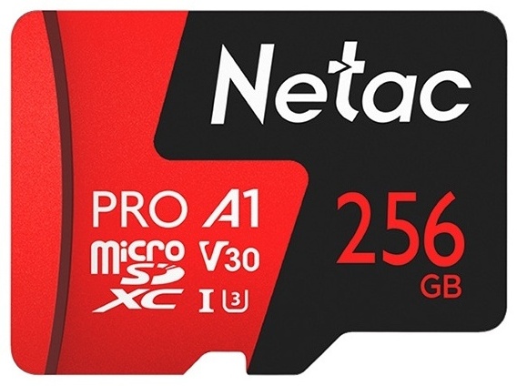 Карта памяти Netac P500 Extreme Pro 256 Гб