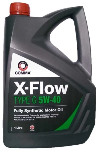 Синтетическое Comma X-Flow Type G 5W-40 4 л
