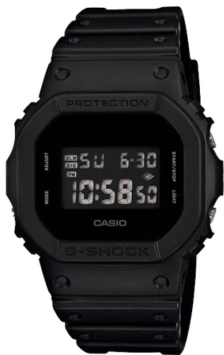 Кварцевые CASIO G-Shock DW-5600BB-1ER пластик