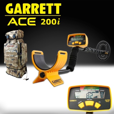 Garrett Ace 200i Rus + рюкзак Pixel