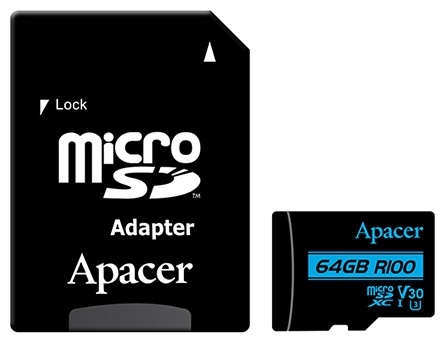 Карта памяти Apacer AP64GMCSX10U7-R 64 Гб