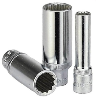Force торцевая головка глубокая 1/4 5295013 1 шт