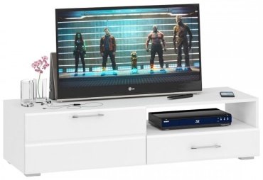 ТВ-тумба напольная Aiba Mebel Ларго, 140x35x35 см, белый