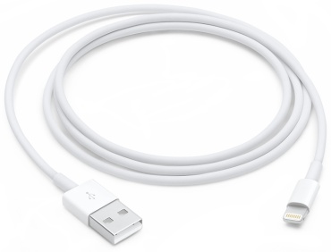 Кабель Apple USB 2.0 (M), Lightning (M), 1 м, белый