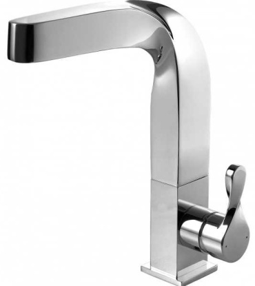 Смеситель для кухни (мойки) BRAVAT Wave F774108C Silver, однозахватный
