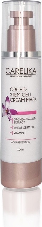 Маска для лица CARELIKA крем Orchid Stem Cell Cream Mask Увлажняющая крем-маска для лица с анти-оксидативным воздействием 100 мл
