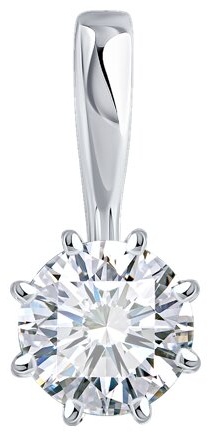 Подвеска Diamant 52-230-02347-1 вес 0.73 г золото, бриллиант