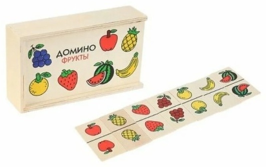 Домино Детское домино Фрукты