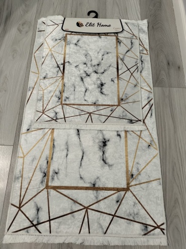 Elit Home комплект ковриков 442554 100x60 см, микрофибра