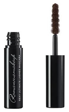 Тушь для ресниц Romanovamakeup Sexy Ultimate Lashes для объема, удлиняющая, подкручивающая коричневый